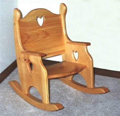 childs rocking chair plans